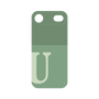 プレミアムパネル［ オリジナル - initial two tone - U green ］