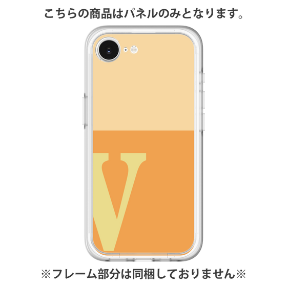 プレミアムパネル［ オリジナル - initial two tone - V orange ］