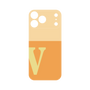 プレミアムパネル［ オリジナル - initial two tone - V orange ］