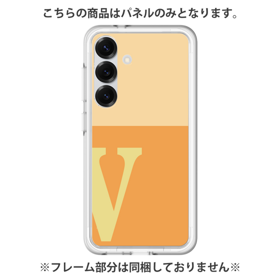 プレミアムパネル［ オリジナル - initial two tone - V orange ］