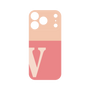 プレミアムパネル［ オリジナル - initial two tone - V pink ］
