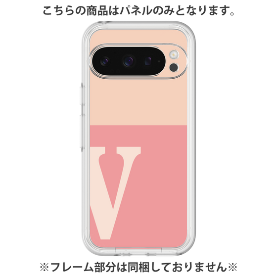 プレミアムパネル［ オリジナル - initial two tone - V pink ］