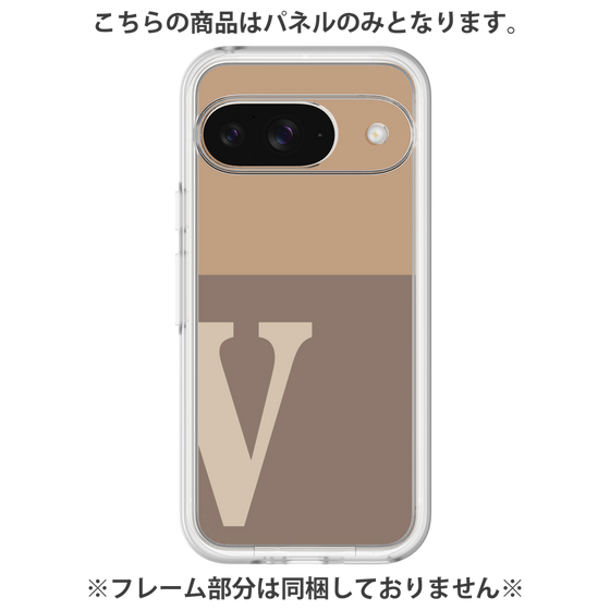 プレミアムパネル［ オリジナル - initial two tone - V brown ］