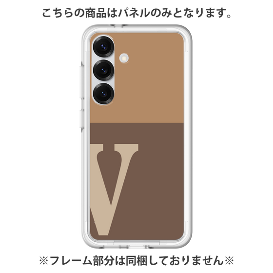 プレミアムパネル［ オリジナル - initial two tone - V brown ］