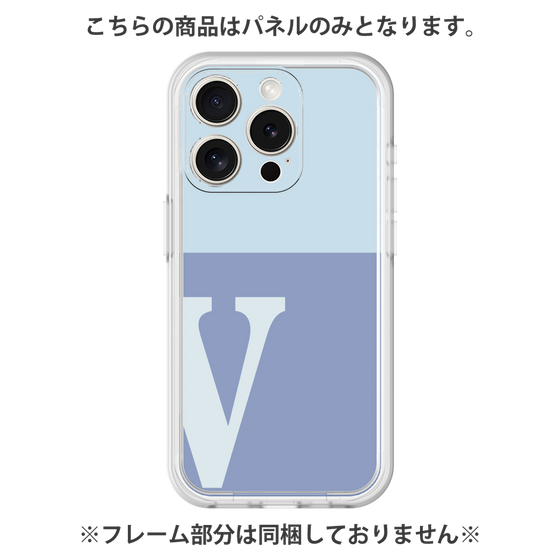 プレミアムパネル［ オリジナル - initial two tone - V blue ］