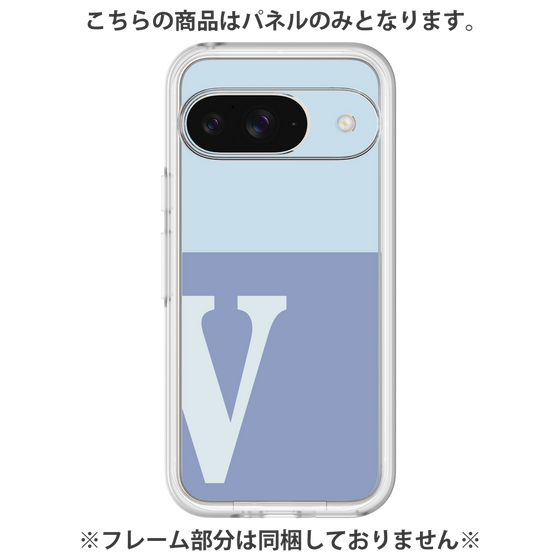 プレミアムパネル［ オリジナル - initial two tone - V blue ］