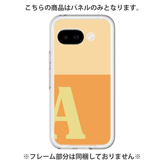 プレミアムパネル［ オリジナル - initial two tone - A orange ］