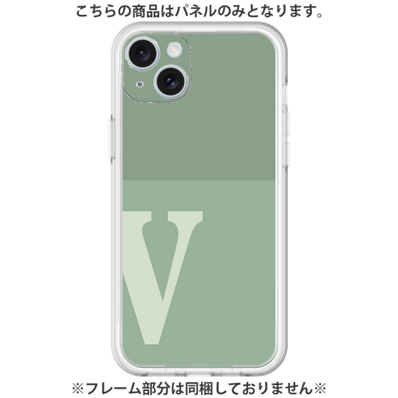 プレミアムパネル［ オリジナル - initial two tone - V green ］