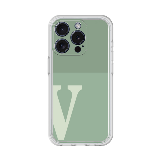 プレミアムパネル［ オリジナル - initial two tone - V green ］
