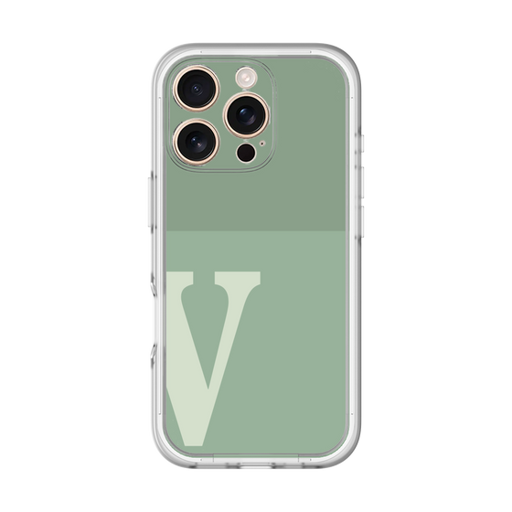 プレミアムパネル［ オリジナル - initial two tone - V green ］
