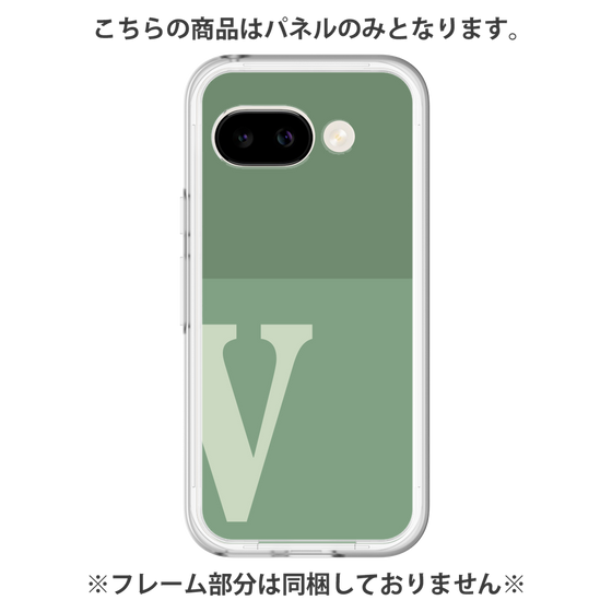プレミアムパネル［ オリジナル - initial two tone - V green ］