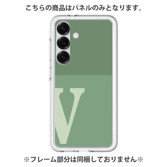 プレミアムパネル［ オリジナル - initial two tone - V green ］