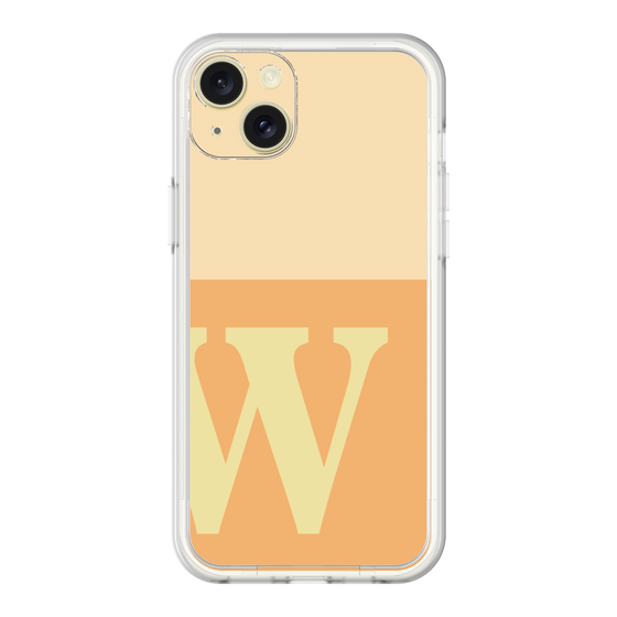 プレミアムパネル［ オリジナル - initial two tone - W orange ］