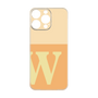 プレミアムパネル［ オリジナル - initial two tone - W orange ］