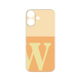 プレミアムパネル［ オリジナル - initial two tone - W orange ］