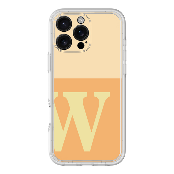 プレミアムパネル［ オリジナル - initial two tone - W orange ］