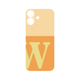 プレミアムパネル［ オリジナル - initial two tone - W orange ］