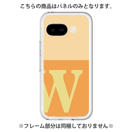 プレミアムパネル［ オリジナル - initial two tone - W orange ］