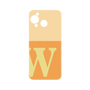 プレミアムパネル［ オリジナル - initial two tone - W orange ］