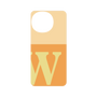 プレミアムパネル［ オリジナル - initial two tone - W orange ］