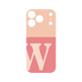 プレミアムパネル［ オリジナル - initial two tone - W pink ］