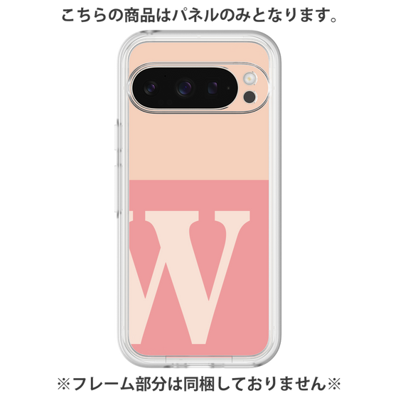 プレミアムパネル［ オリジナル - initial two tone - W pink ］