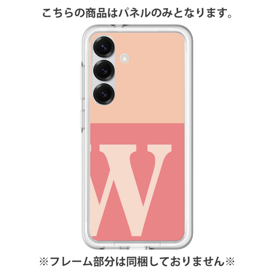 プレミアムパネル［ オリジナル - initial two tone - W pink ］
