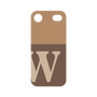 プレミアムパネル［ オリジナル - initial two tone - W brown ］