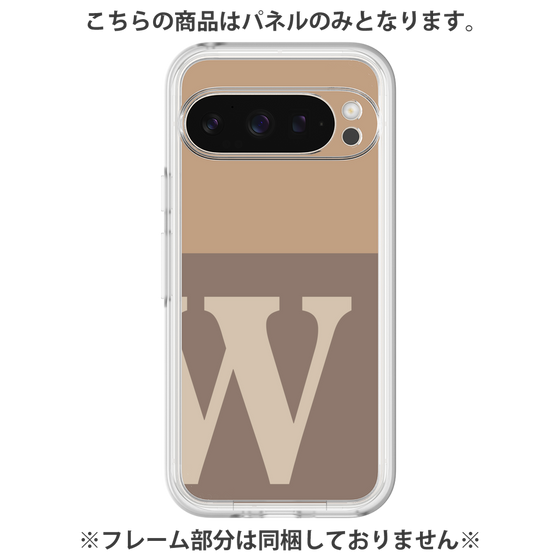 プレミアムパネル［ オリジナル - initial two tone - W brown ］