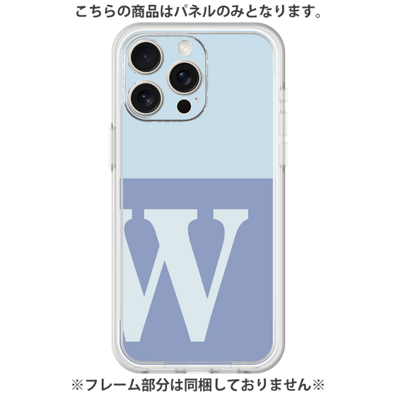 プレミアムパネル［ オリジナル - initial two tone - W blue ］
