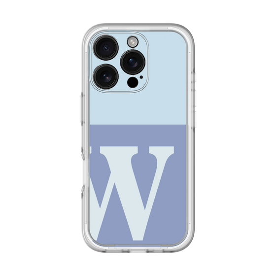 プレミアムパネル［ オリジナル - initial two tone - W blue ］