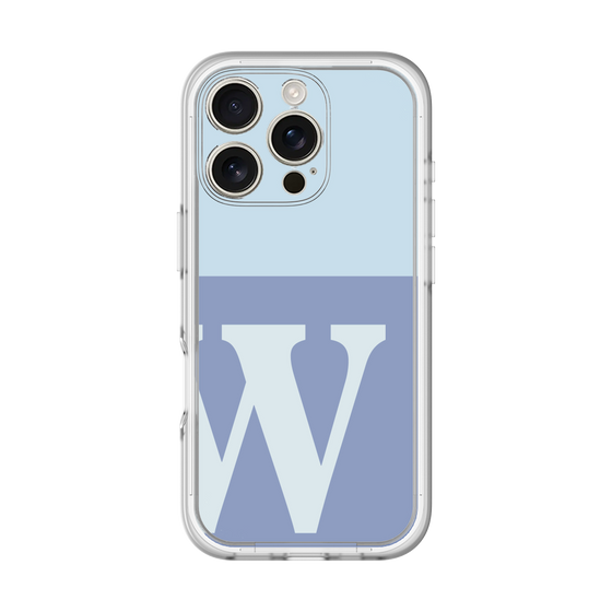 プレミアムパネル［ オリジナル - initial two tone - W blue ］
