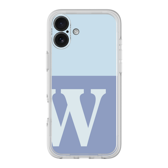 プレミアムパネル［ オリジナル - initial two tone - W blue ］