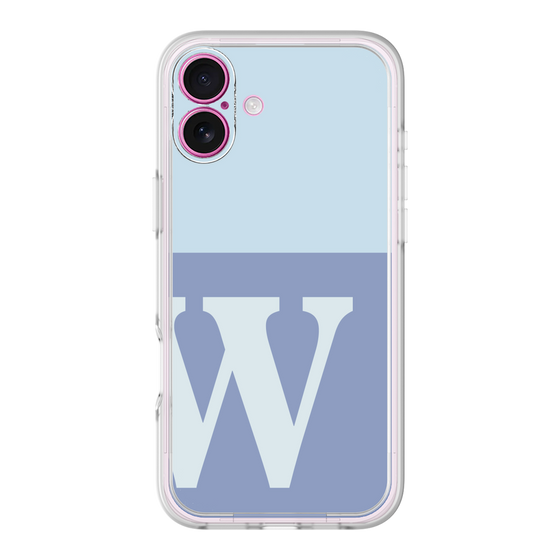 プレミアムパネル［ オリジナル - initial two tone - W blue ］
