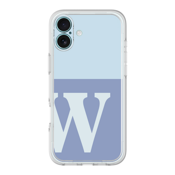 プレミアムパネル［ オリジナル - initial two tone - W blue ］