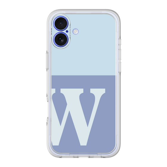 プレミアムパネル［ オリジナル - initial two tone - W blue ］