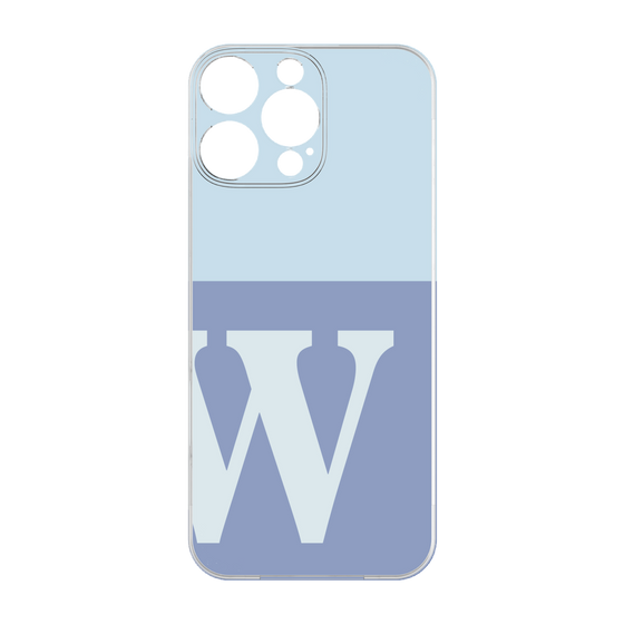 プレミアムパネル［ オリジナル - initial two tone - W blue ］