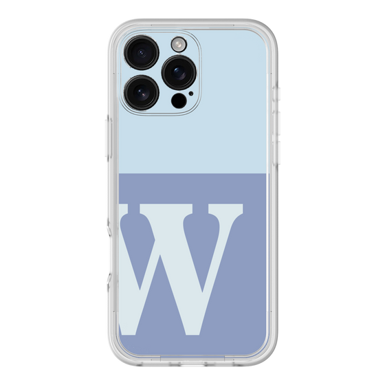 プレミアムパネル［ オリジナル - initial two tone - W blue ］