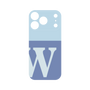 プレミアムパネル［ オリジナル - initial two tone - W blue ］