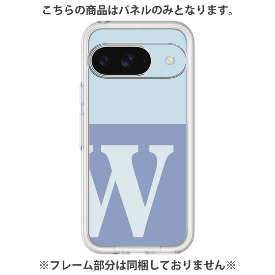 プレミアムパネル［ オリジナル - initial two tone - W blue ］