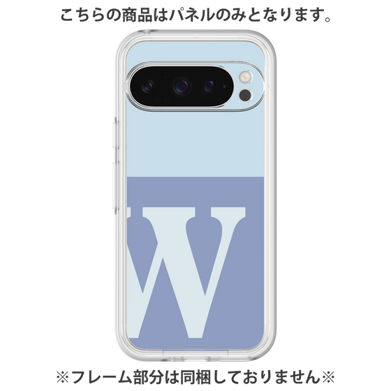 プレミアムパネル［ オリジナル - initial two tone - W blue ］