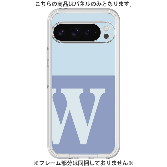 プレミアムパネル［ オリジナル - initial two tone - W blue ］