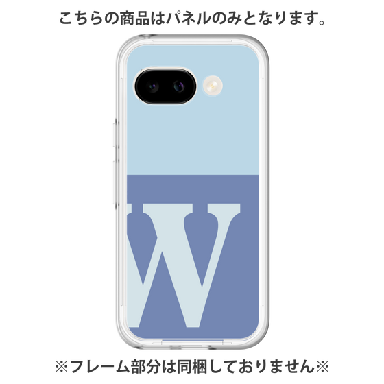 プレミアムパネル［ オリジナル - initial two tone - W blue ］