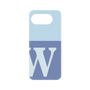 プレミアムパネル［ オリジナル - initial two tone - W blue ］