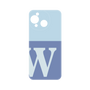 プレミアムパネル［ オリジナル - initial two tone - W blue ］