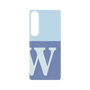 プレミアムパネル［ オリジナル - initial two tone - W blue ］