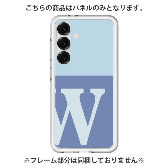 プレミアムパネル［ オリジナル - initial two tone - W blue ］