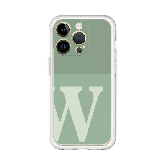 プレミアムパネル［ オリジナル - initial two tone - W green ］