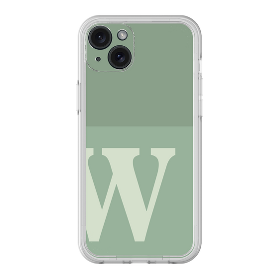 プレミアムパネル［ オリジナル - initial two tone - W green ］