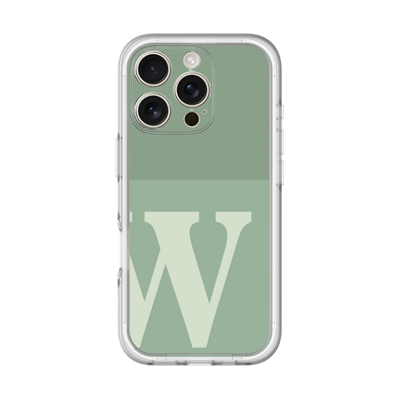 プレミアムパネル［ オリジナル - initial two tone - W green ］